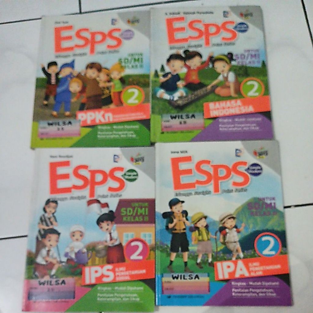 Buku ESPS PPKn , B.INDONESIA,IPAS ,IPS kelas 2