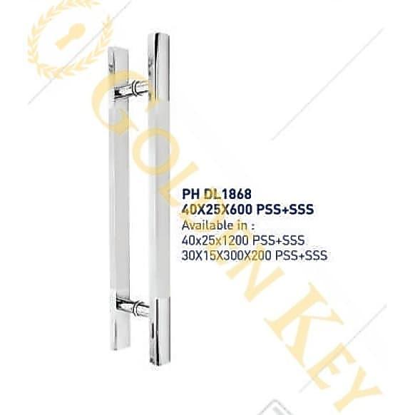 Bisa Grab Pull Handle H Dekson Dekkson Dl 1868 Ph Dl1868 40X25X1200 Pss+Sss