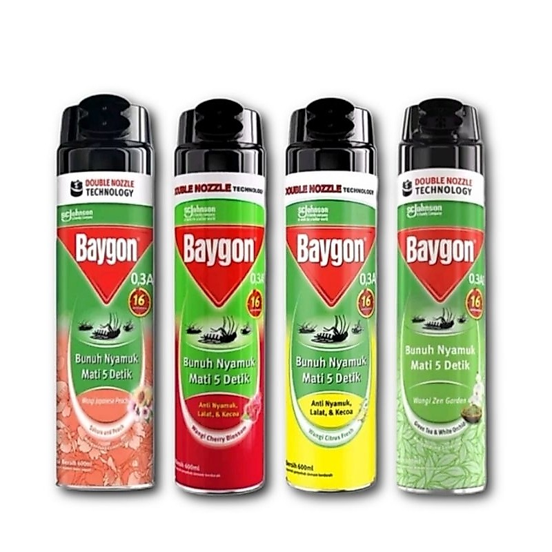 Baygon Pembasmi Nyamuk All Varian 600Ml