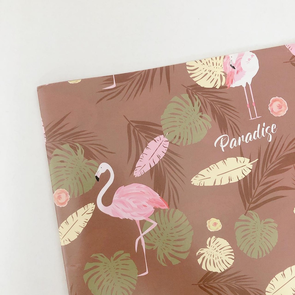 

kertas kado premium Flamingo Coklat