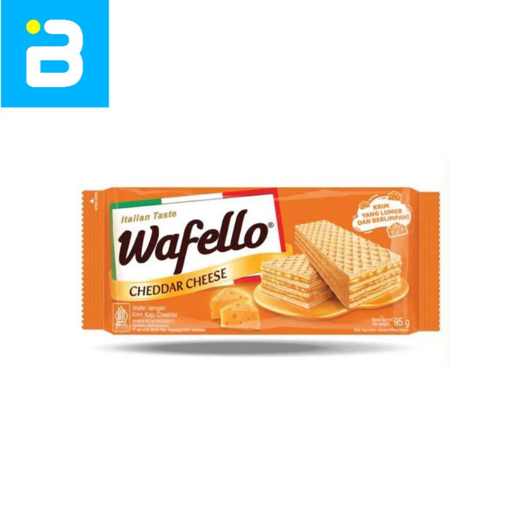 

Wafello Wafer Cheddar Cheese 95G