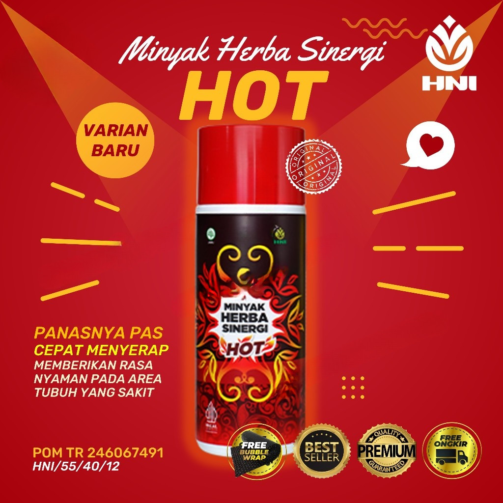 MHS HOT, MHS HNI Varian Baru, Minyak Herbal Sinergi Hot, New Varian MHS Hot HNI HPAI