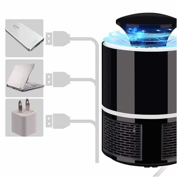 Elektrik Perangkap Nyamuk Lalat Terbaik LED Kipas Anti Nyamuk