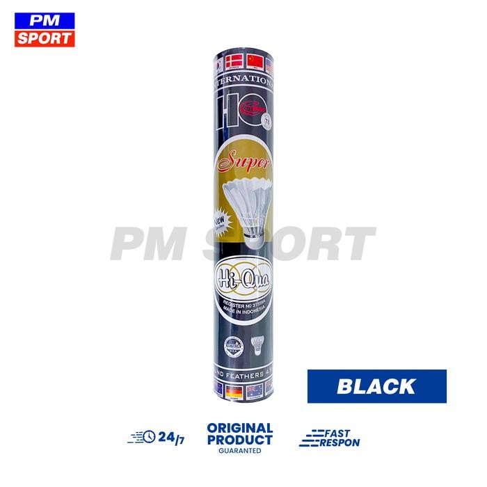 Shuttlecock Badminton Kok Bulutangkis Hiqua Super Internasional Original - BLACK