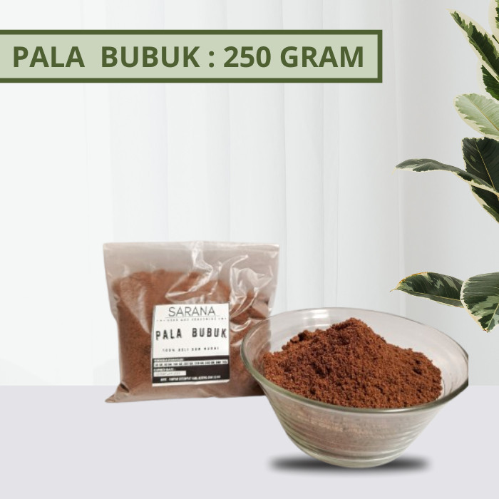 

Pala Bubuk 250 Gram / Ground Nutmeg / Rempah Murah
