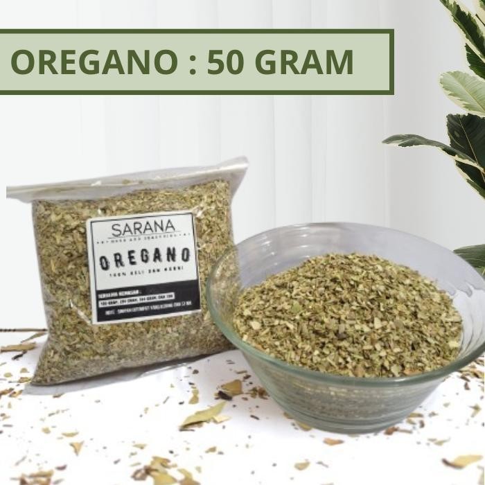 

Oregano Bubuk Kering untuk Pizza Asli Original 50 Gram / Rempah Bubuk / Bumbu Dapur Bubuk Lengkap