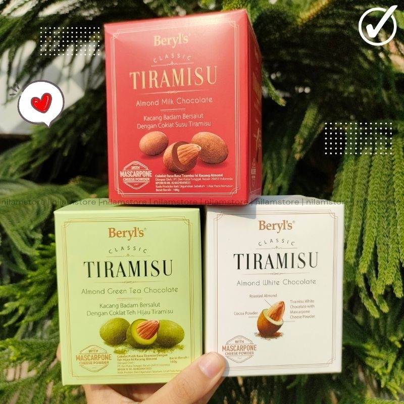 

Beryl's Coklat Tiramisu 100g | Beryl Coklat Classic Tiramisu 100 g - Coklat Beryl's 100g - Coklat Beryl oleh oleh Malaysia Singapura