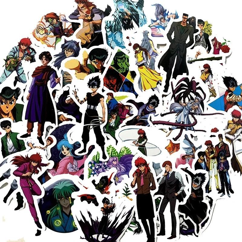 

10/30/50PCS Japan anime YUYU HAKUSHO Stickers For Suitcase Skateboard Laptop Luggage Fridge Phone Car Styling DIY Sticker