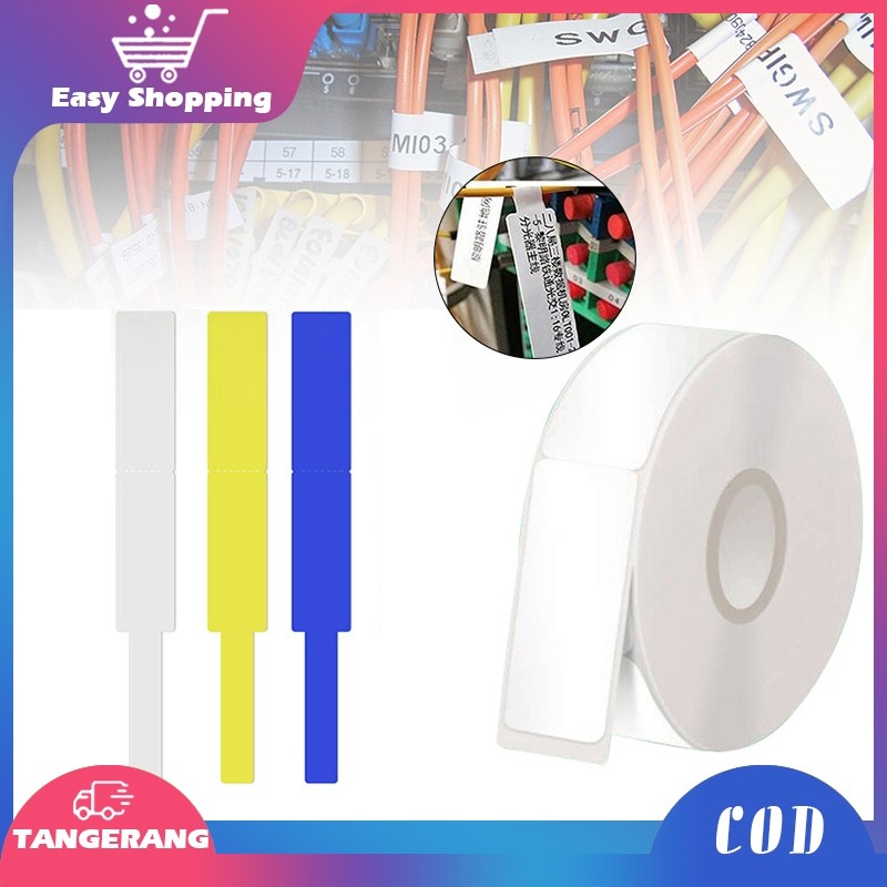 

65pcs Thermal Cable Label Sticker Stiker Label Kabel Untuk Niimbot D11 D110