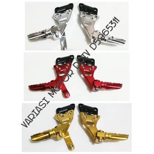 Promo footstep belakang,pijakan kaki belakang ninja rr new,ninja 150 rr cnc