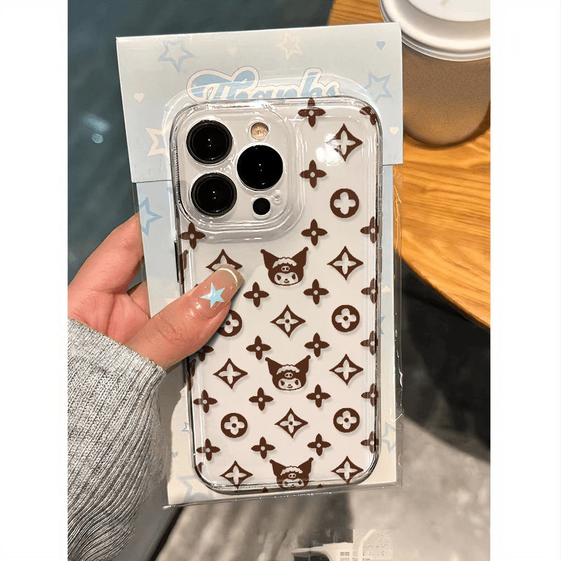 Softcase Pola campuran Kuromi Gucci iphone pola yang jelas Transparan Anti slip asli  Apple XR XS Ma