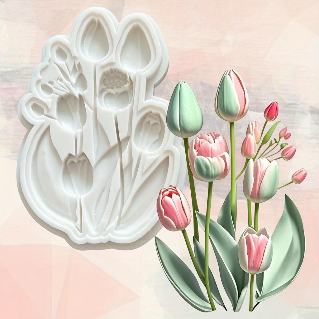 

Flower Shaped Silicone Mold, Resin Mold, DIY Tool for Home Decoration, Jewelry Casting, Flower Pot Decoration, Mold for Clay