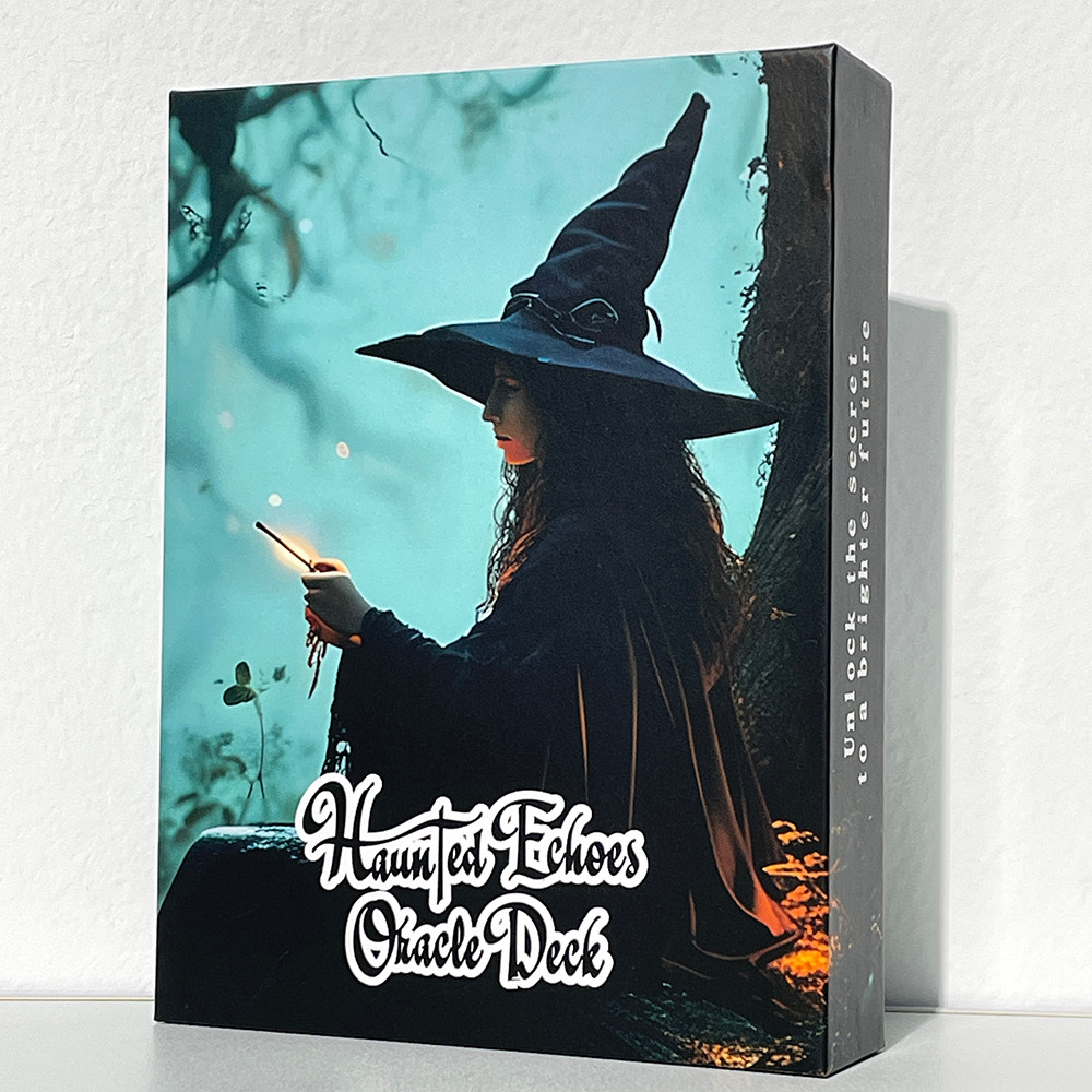 Tarot Cards, The Haunted Echoes Oracle Cards, Big Size Oracle Deck, Occult Oracle Cards, Fortune Tel