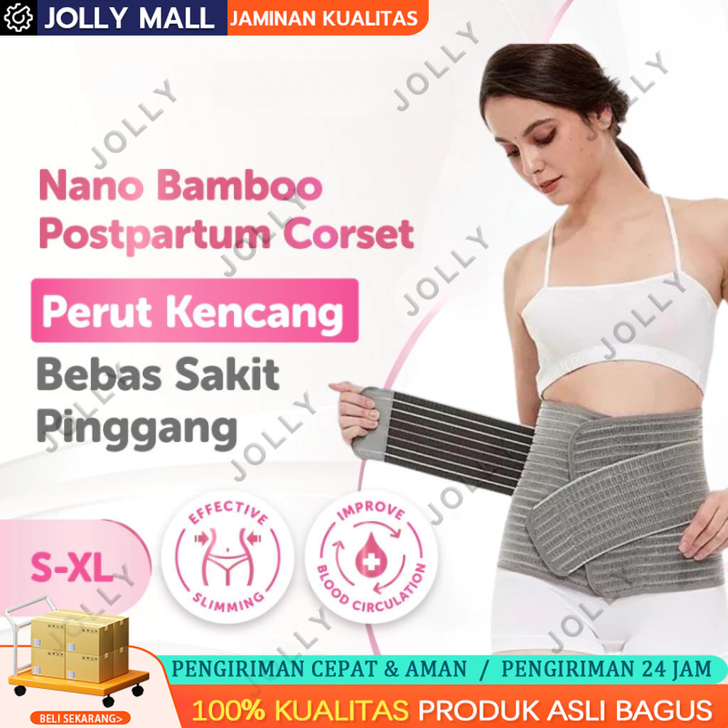 Korset Pelangsing Pasca Melahirkan Nano Bamboo Korset Pelangsing Bamboo Pasca Melahirkan