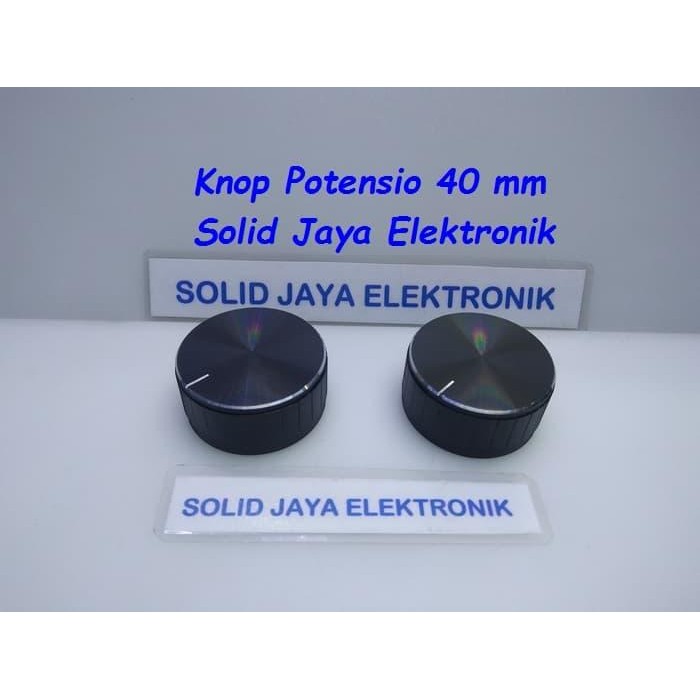 Knop Potensio 40mm Knop Potensio Almunium Besar 40 mm