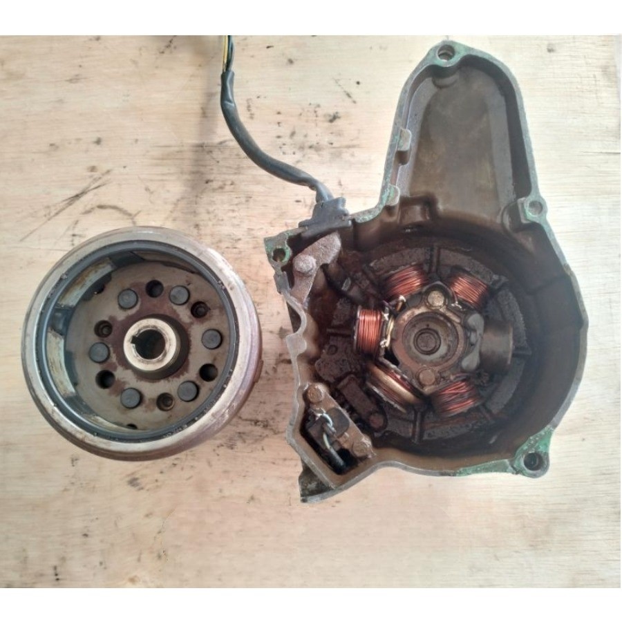 Blok Kiri Magnet Spul Supra X Grand Prima Original