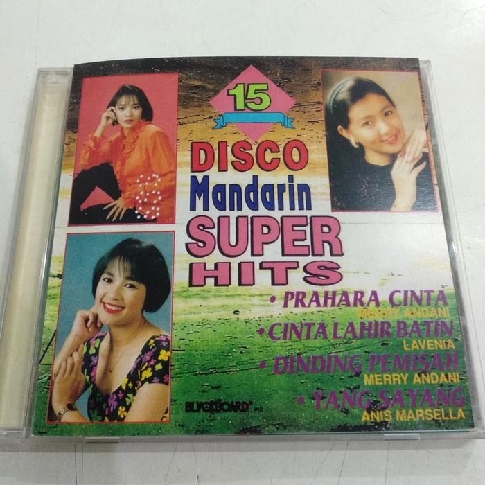 15 disco mandarin super hits cd audio. merry andani lavenia
