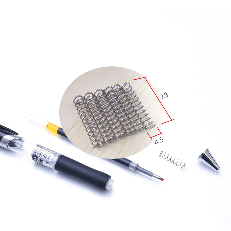 

20 teile/los 0,4mm Edelstahl Draht Kugelschreiber Frühling Kleine Druckfedern