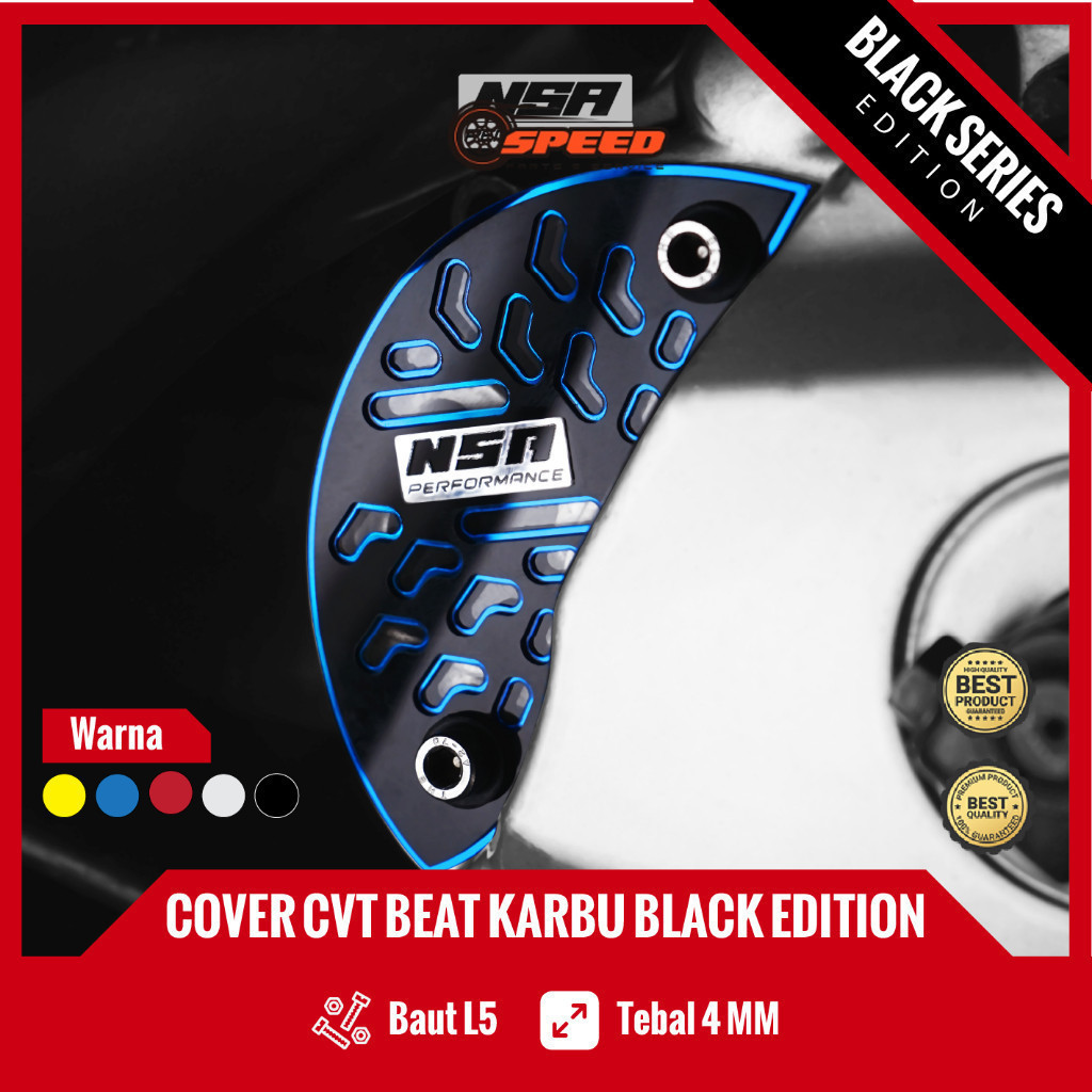 COVER CVT Beat Karbu Beat FI Scoopy Karbu Aksesoris Beat Scoopy Aksesoris Motor  PERFORMANCE