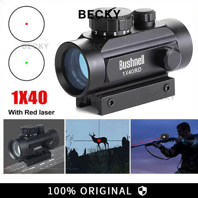 BECKY Redot 1x40 Rd Red Dot Busnell Laser Redot Redot Scope Barry Teleskop Bushnell Reddot 1x40 Gree