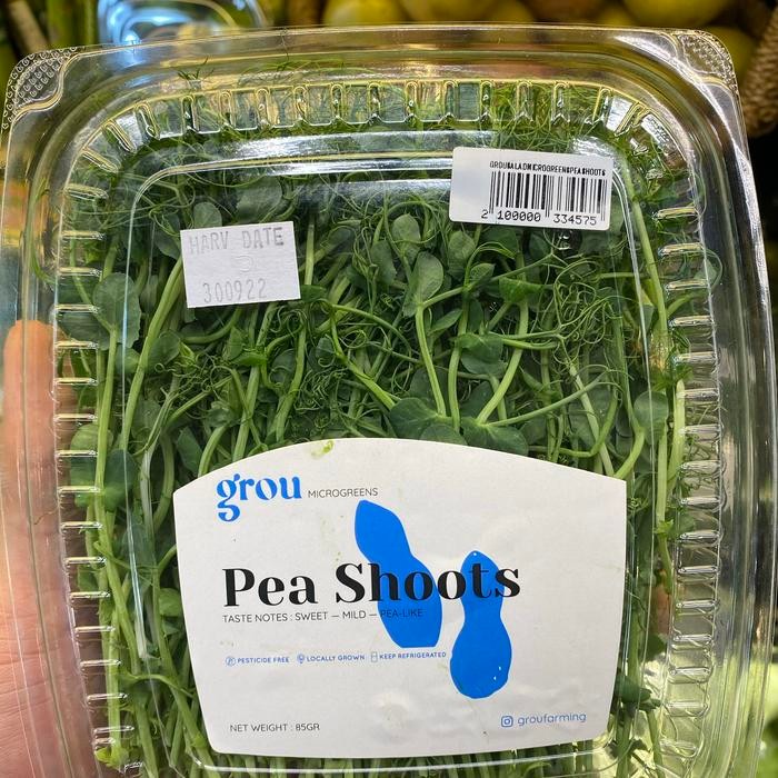 

Grou salad microgreens pea shoots 100 grm