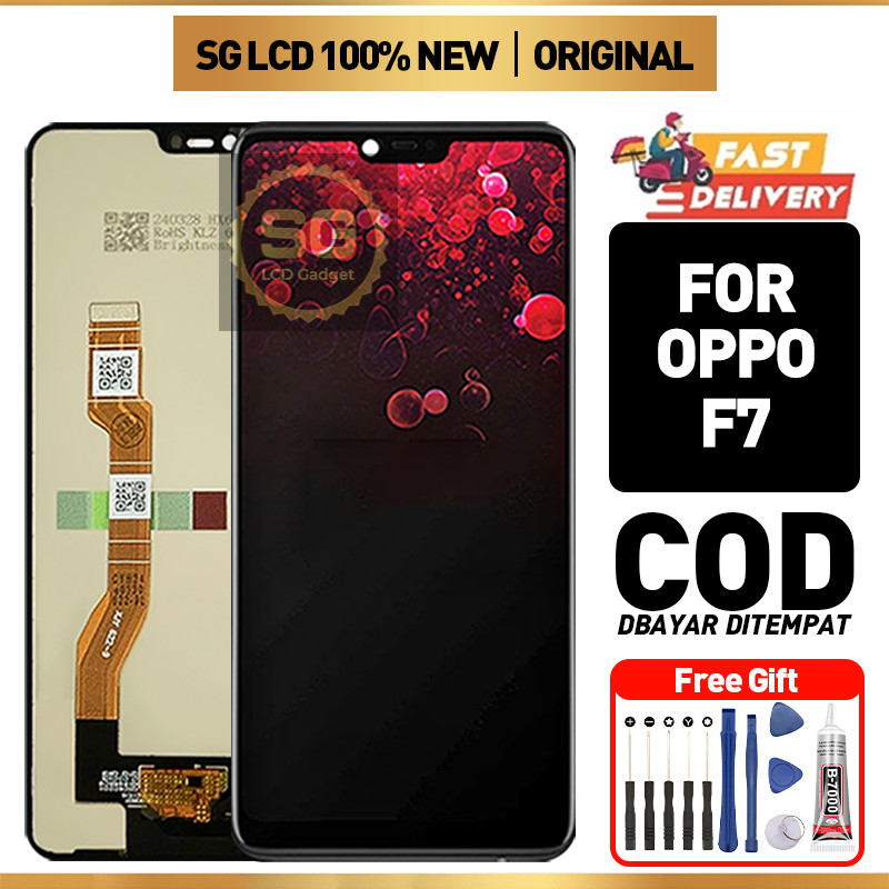 LCD For OPPO F7 Original Fullset ori asli Touchscreen Murah Glass Touch Screen Digitizer
