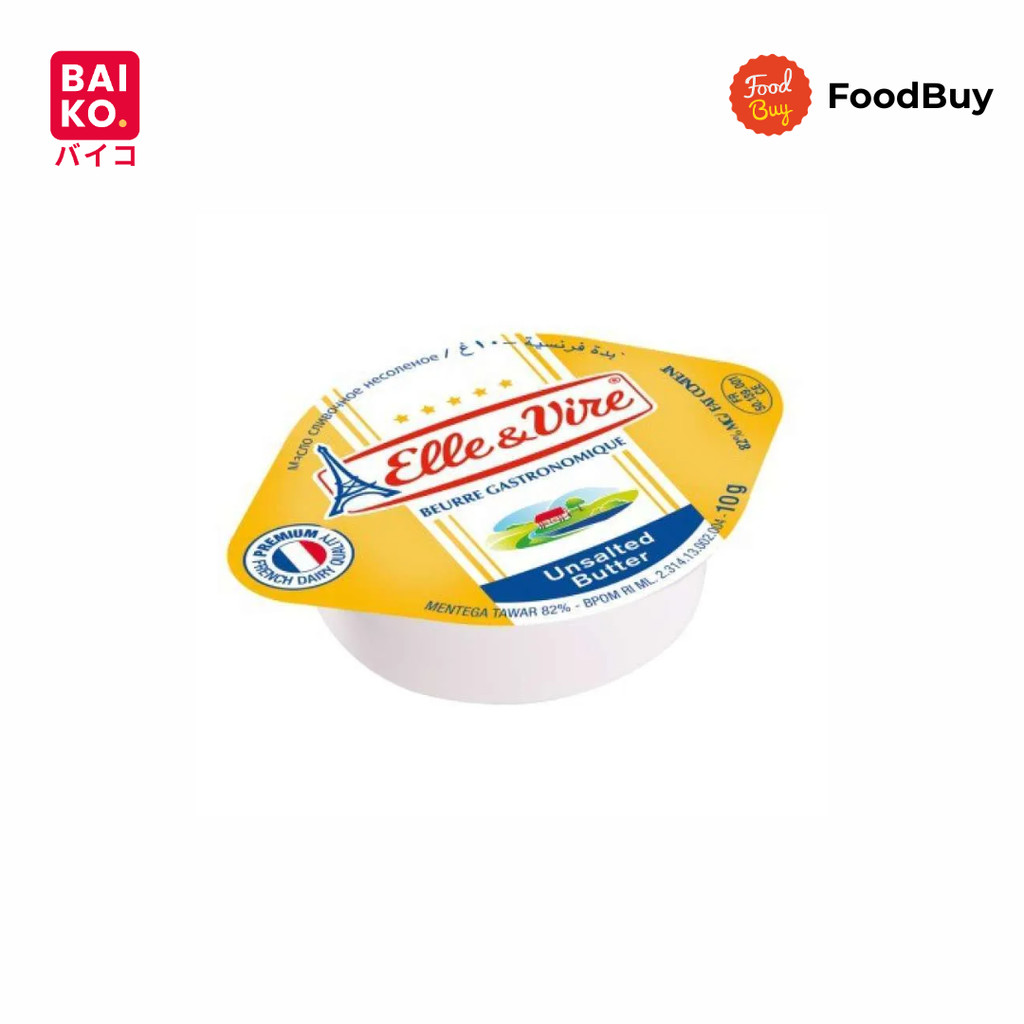 

Elle & Vire Butter Microcups Unsalted 10gr