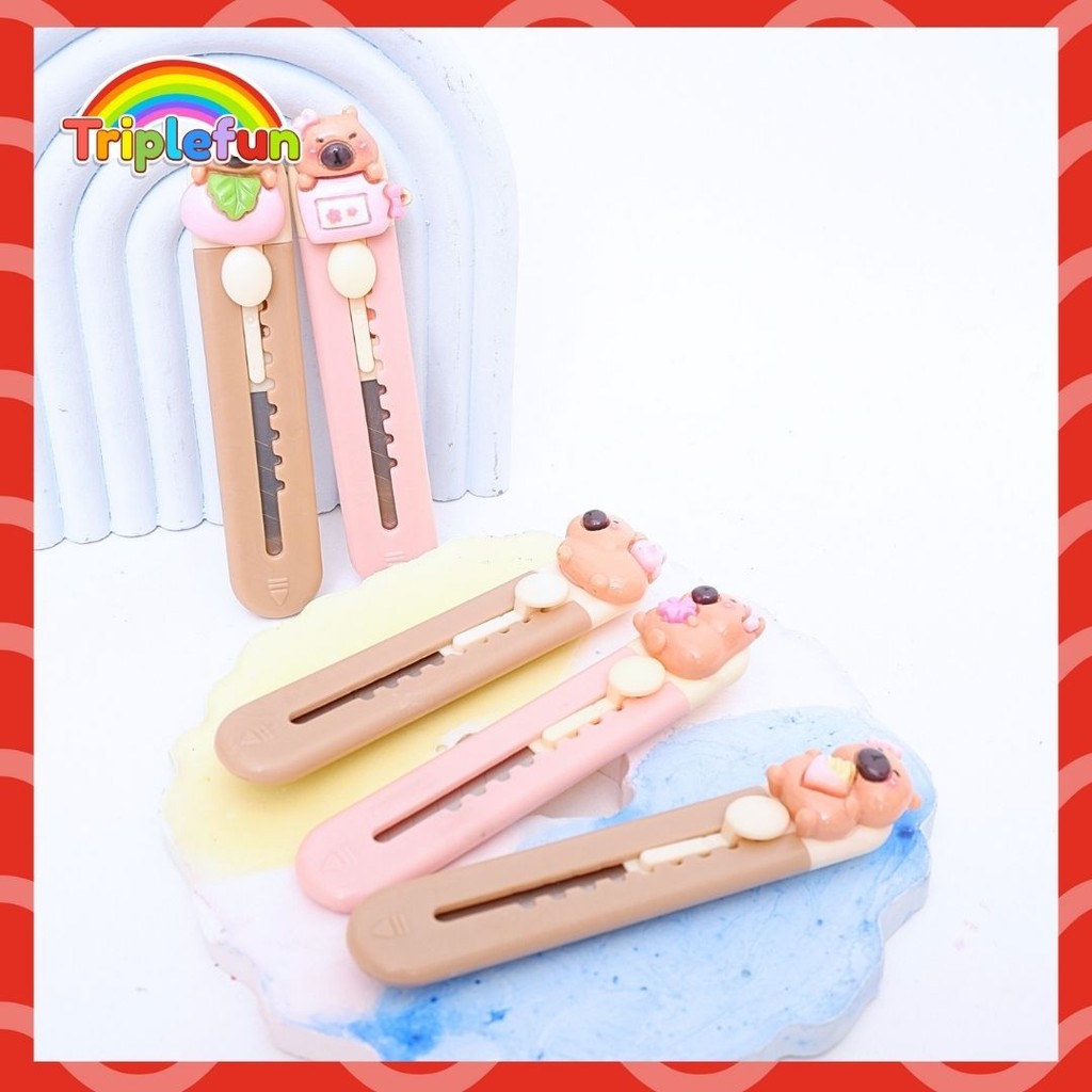 

Cutter Mini Panjang Capybara MN-1783 Unboxing Paket Kecil Small Pisau Ukir Cuter