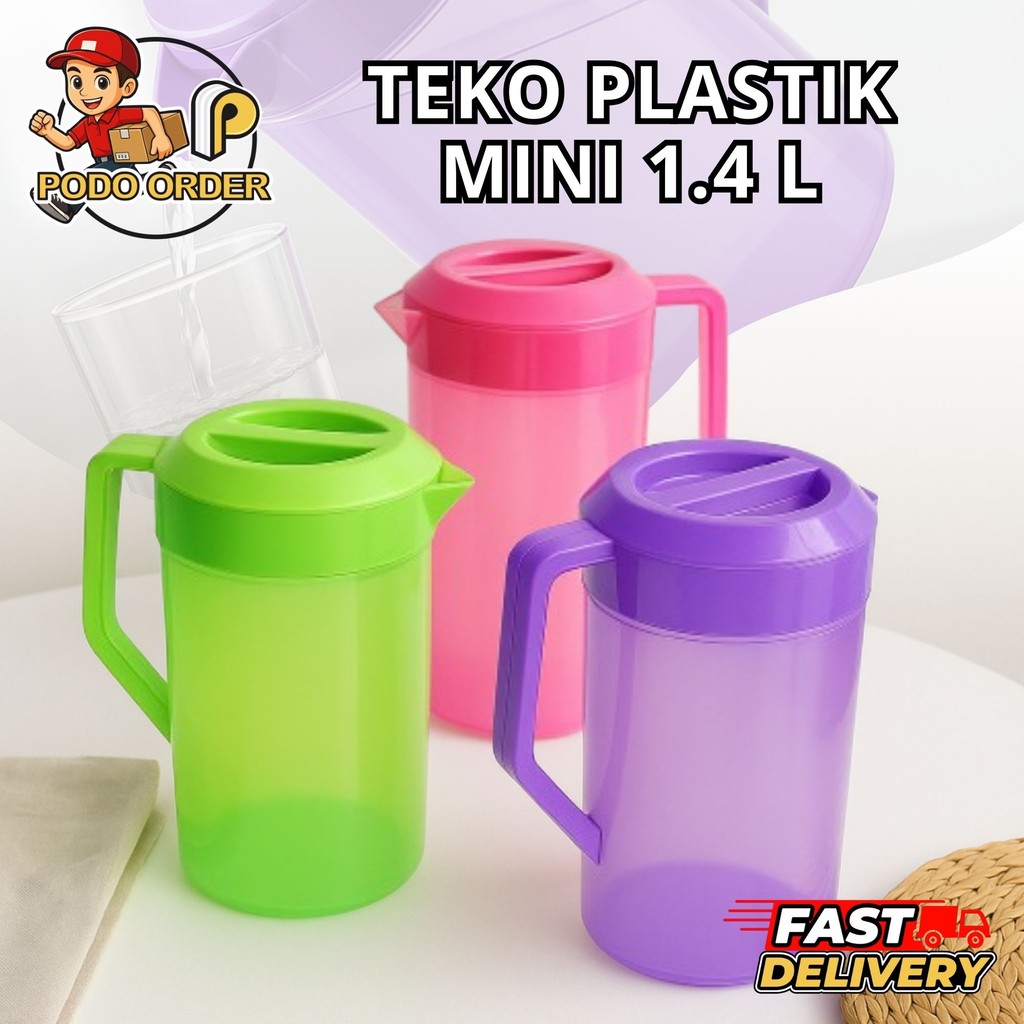 TEKO PLASTIK KAPASITAS 1.4 L / TEKO PLASTIK MINI / TEKO PLASTIK KECIL / TEKO ESKAN CALISTA