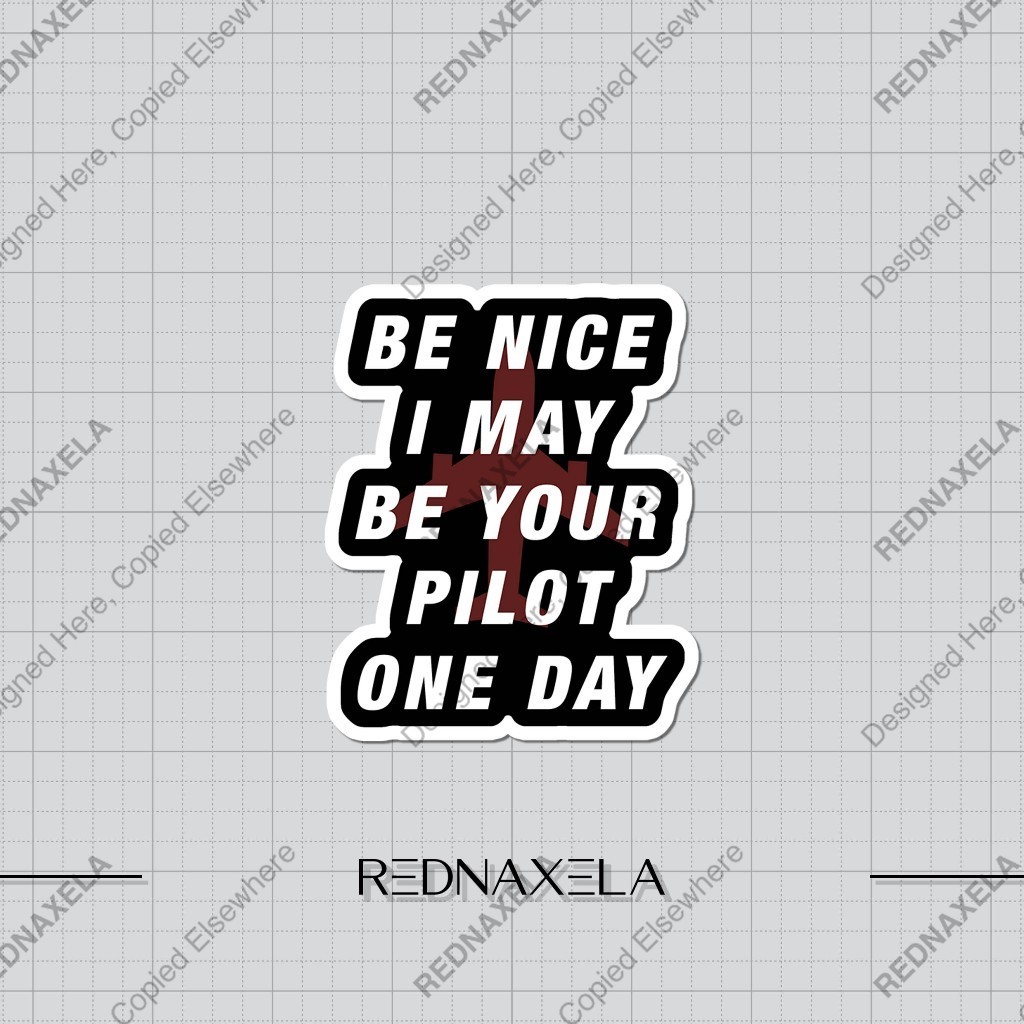 

Stiker Vinyl Be Nice Stiker Koper Outdoor Waterproof Sticker