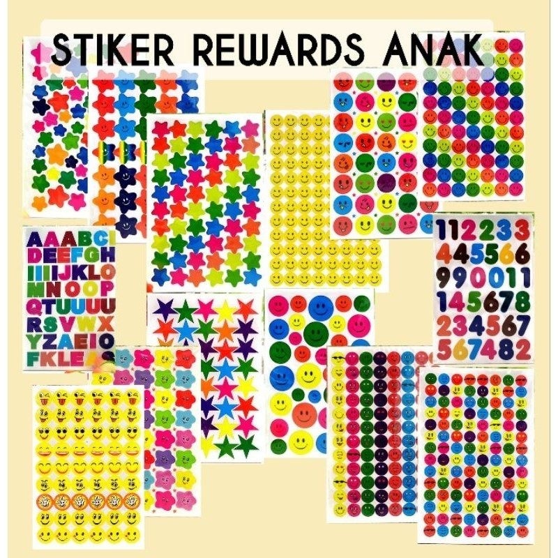 STIKER REWARD ANAK / REWARD STICKER / STICKER REWARD ANAK / STIKER REWARDS ANAK