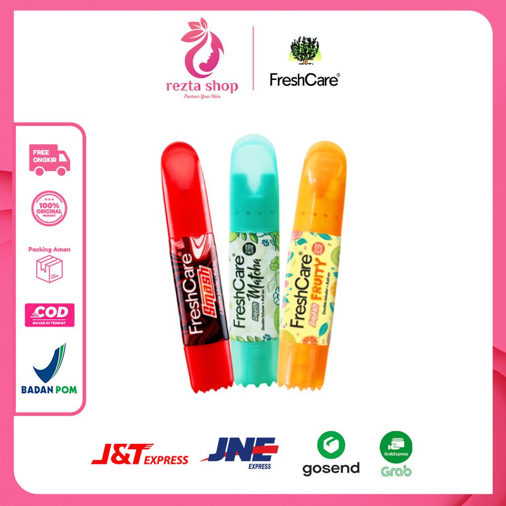FRESHCARE Smash | Double Inhaler + Kerokan + Roll On