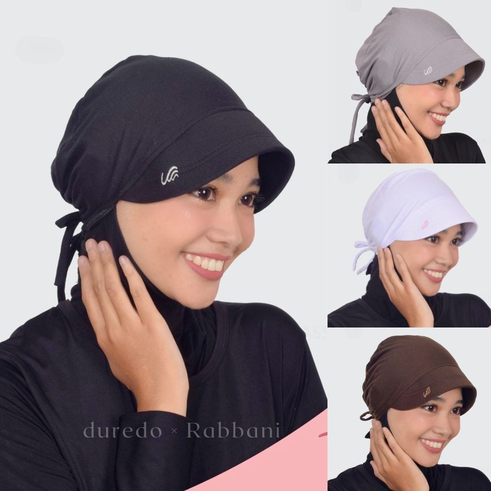 RABBANI Ciput Topi Jilbab PET Tali Bahan Kaos Inner Dalaman Kerudung Hijab