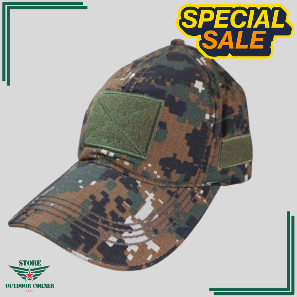 TERBARU TOPI TACTICAL ARMY LORENG MARPAT - TOPI BASEBALL CAPS VELCRO ARMY - TOPI BDU TACTICAL LORENG