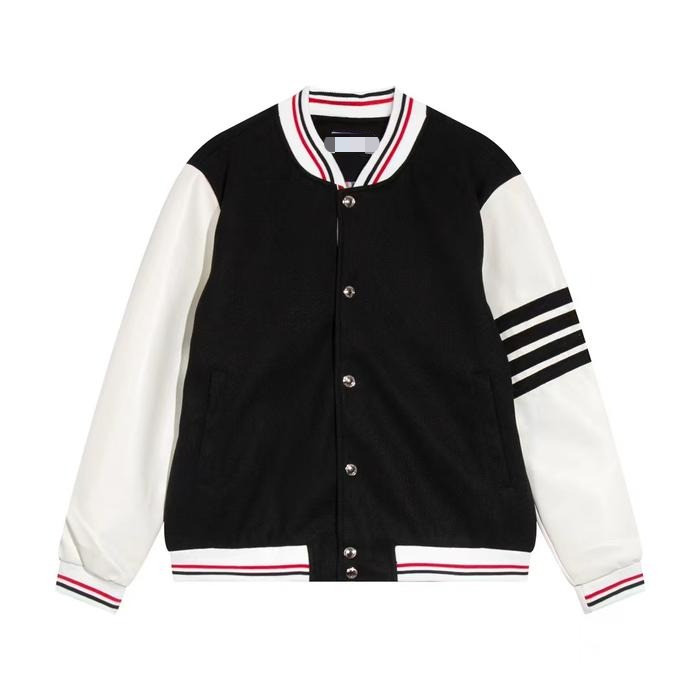 jaket cowok kancing tekan jacket varsity wool pria jaket baseball neo