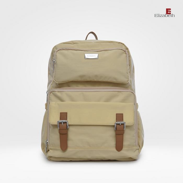 ORIGINAL Tas Ransel Wanita Elizabeth Diaper Bag (Mommy's Bag) 0022-1582 - Light Cream