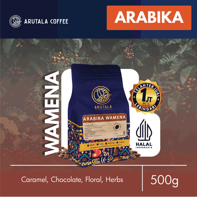 

Arutala - Kopi Arabika Papua Wamena 500 gram