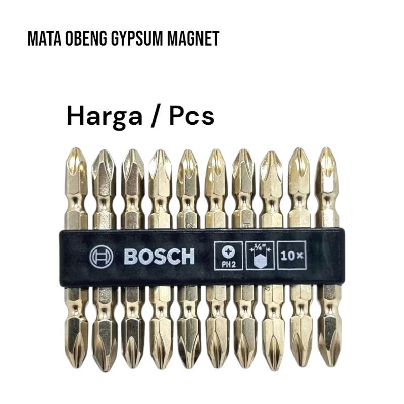 Mata Obeng Gypsum Magnet Bosch / Mata bor bolak balik