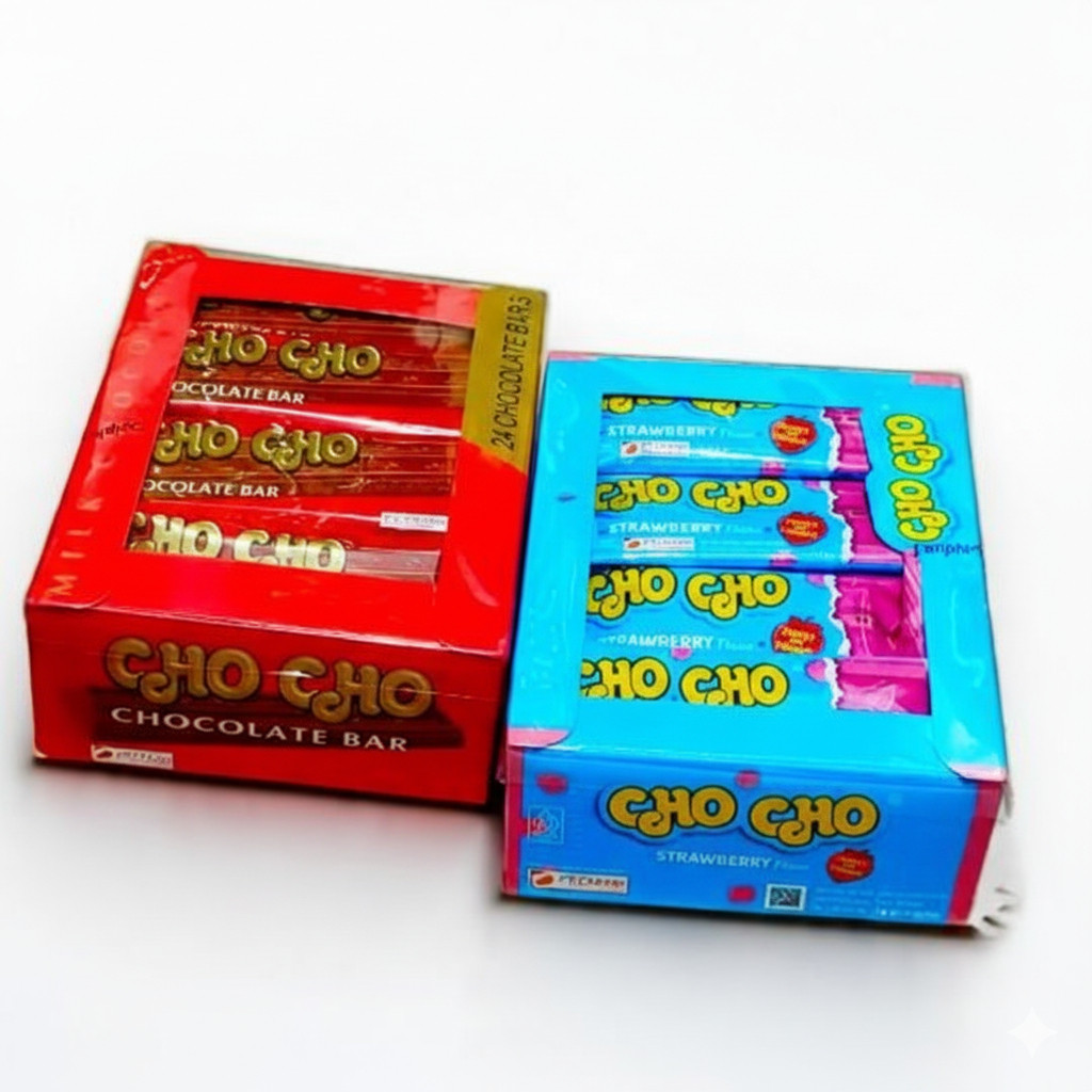 

Chocho Milk Bar Coklat Strawbery Manis 10gr 1 Pack isi 24pcs