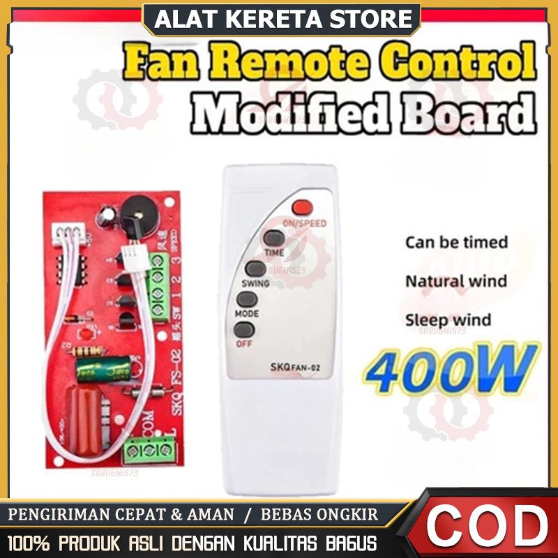 COD Modul + Remot universal Kipas Angin Modul Pcb Kipas Angin Yundai / Arashi / Maspion / Cosmos / M