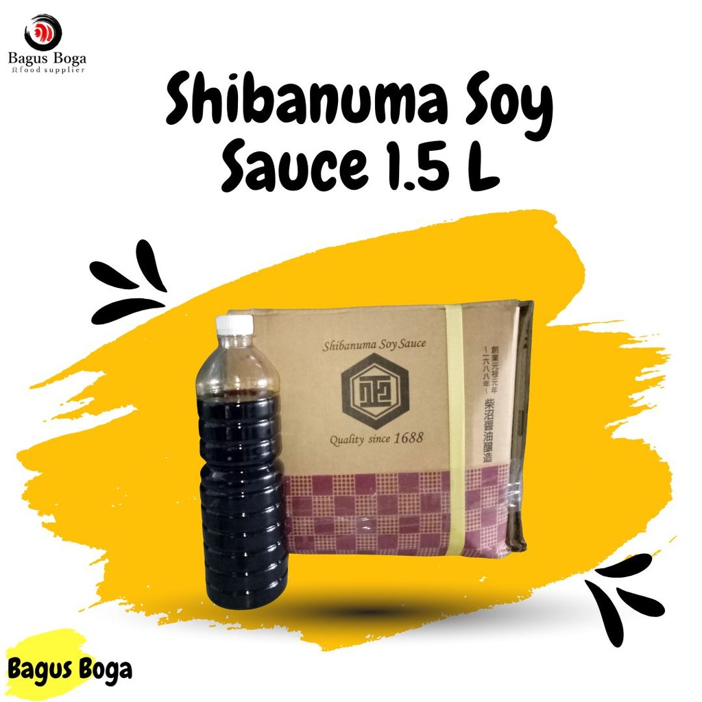 

Shibanuma Shoyu ukuran seribu lima ratus liter