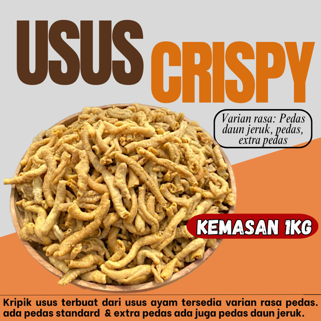 

keripik usus ayam super 1kg gurih renyah enak