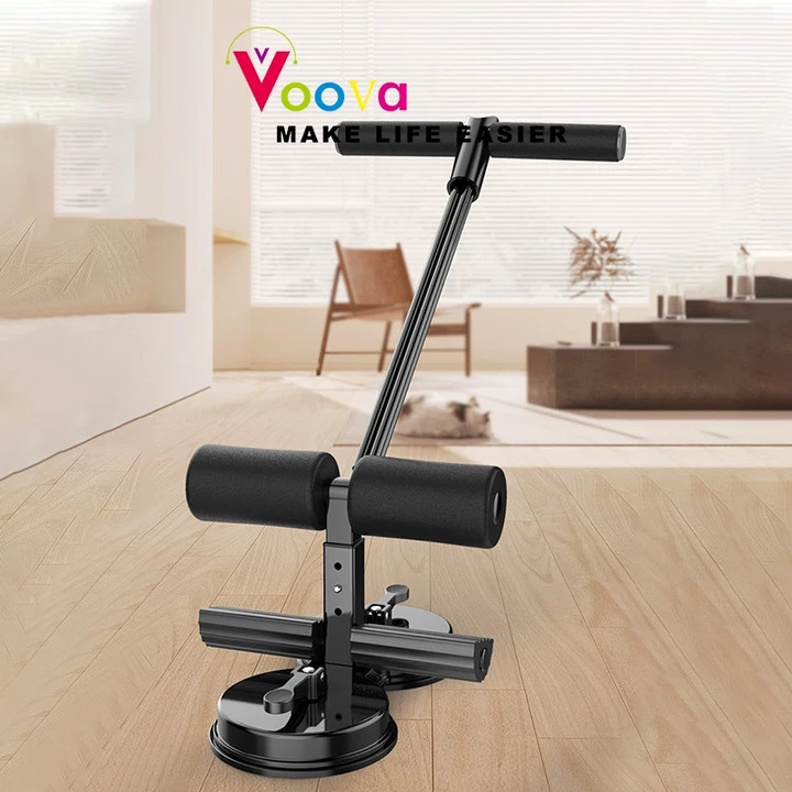 VOOVA Alat Olahraga Sit Up Stand/ Alat Sit Up Portable/ Alat Olahraga Rumah/ Tali Resistance Band Al