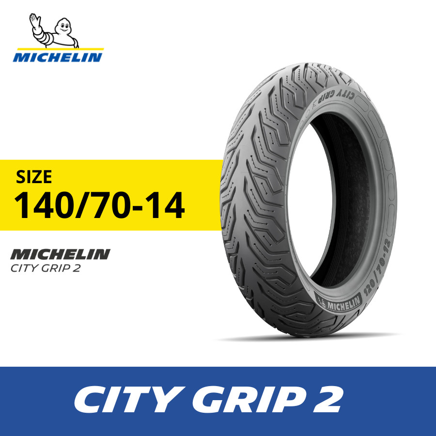 Ban Motor Michelin City Grip 2 Size 140-70 R14 - Tubeless