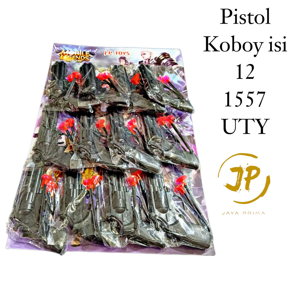 MAINAN ANAK PISTOL KOBOY ISI 12 PCS