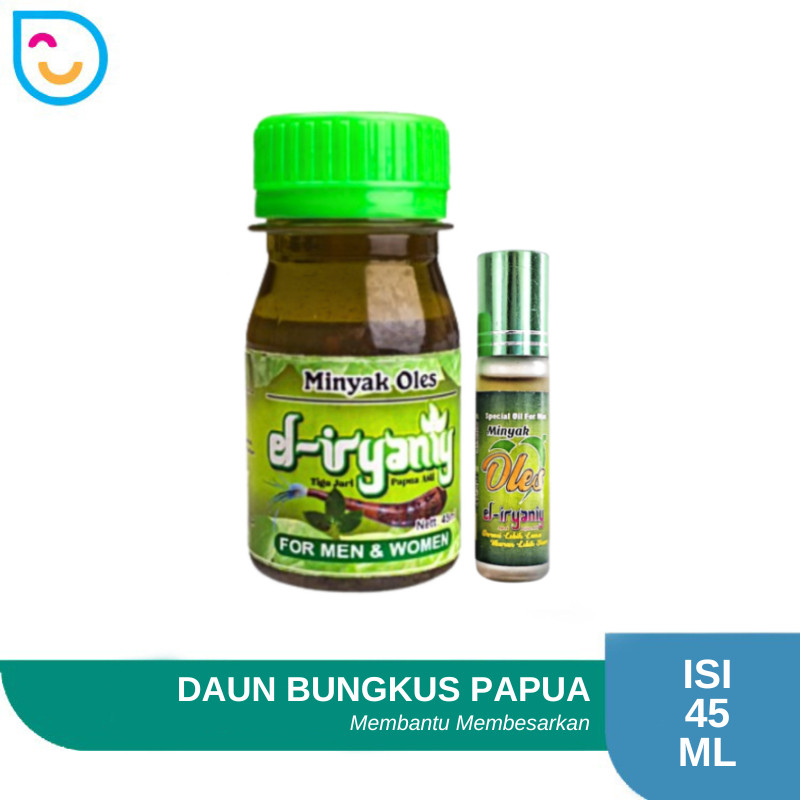 Minyak Daun Bungkus 3 Jari Papua El Iryaniy Original