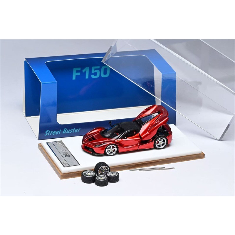 [PreSale] Street Buster 1:64 LaFerrar (F150) Red Coupe / Aperta Red / Metallic Red Diecast Model Car