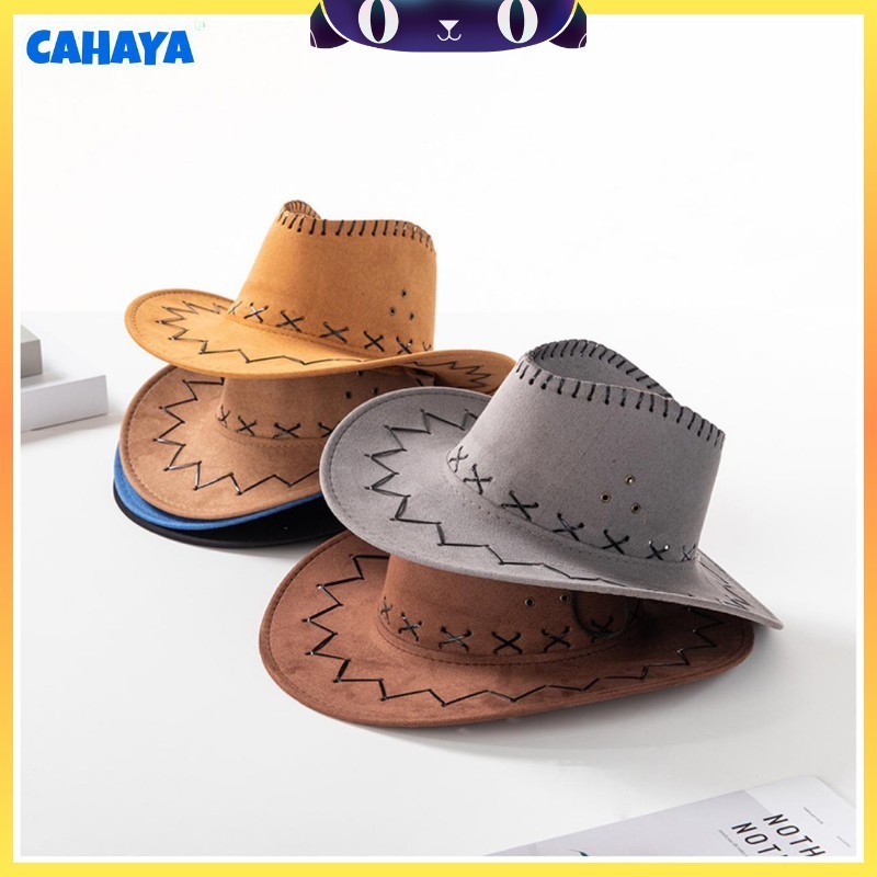 Topi koboy Pria dan Wanita Amerika Laken Dewasa  T10/Topi Koboy / Topi Cowboy
