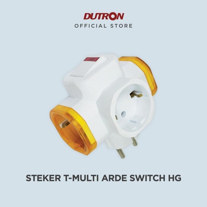 Steker Arde Saklar Dutron T Multi Stop Kontak 3 Lubang On Off SNI