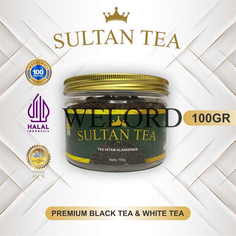 

Promo Teh Hitam Sultan Tea 100gr Original Produk|Teh Hitam Premium|Teh Kesehatan|Teh Herbal Kesehatan